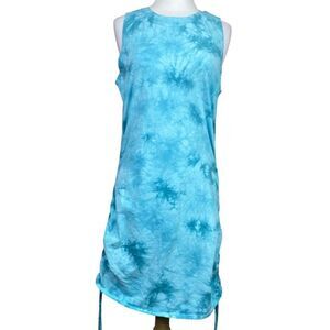 PINK Victoria’s Secret Blue Dye Side-Cinch Dress Size Large